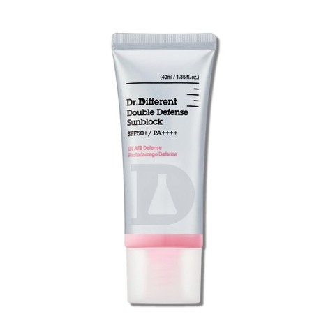 Kem Chống Nắng Nâng Tone Trắng Hồng Dr.Different Double Defense Sunblock SPF50 / PA++++