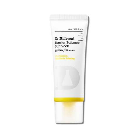 Kem Chống Nắng Nâng Tone Trắng Nhẹ Dr.Different Barrier Balance Sunblock SPF 50+/ PA++++