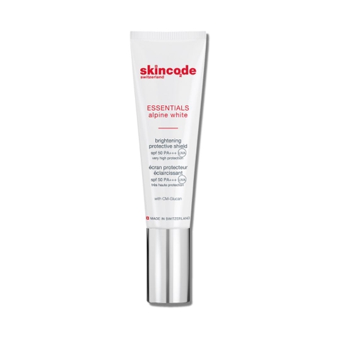 Kem Chống Nắng Sáng Da Skincode Essentials Alpine White Brightening Protective Shield SPF 50/PA+++