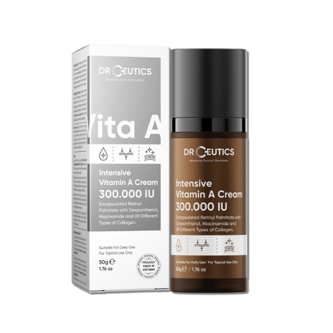 Kem Dưỡng Trẻ Hóa Da DrCeutics Intensive Vitamin A Cream 300.000 IU