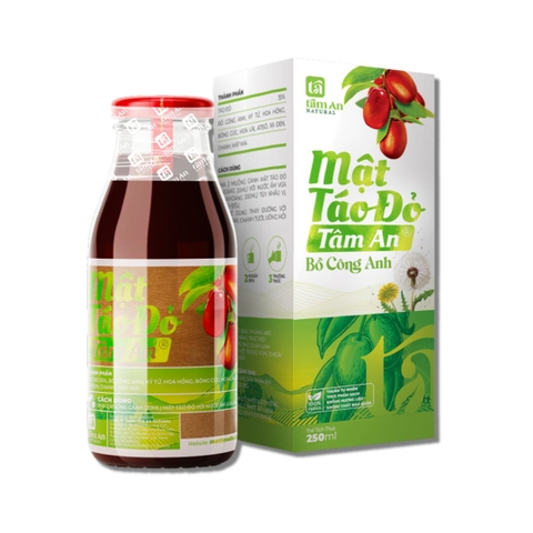 Mật Táo Đỏ Bồ Công Anh Tâm An - Thải độc gan, bổ máu, tăng đề kháng