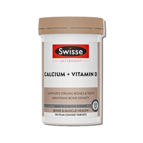 Swisse Calcium + D3: Hỗ Trợ Xương, Răng Chắc Khỏe, Ngừa Loãng Xương