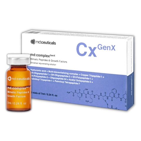 Tiêm Tế Bào Gốc MD: COMPLEX GenX Mimetic Peptides & Growth Factors | md:ceuticals Mesotherapy