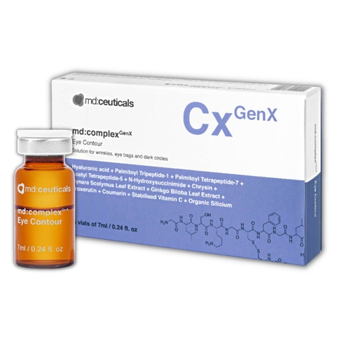 Tiêm Xóa Quầng Thâm và Túi Mỡ Mắt MD: COMPLEX GenX Eye Contour | md:ceuticals Mesotherapy