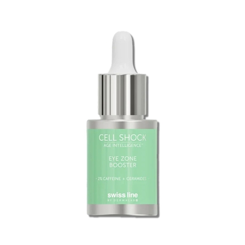 Tinh Chất Xóa Thâm, Bọng Mắt Swissline Cell Shock AI Eye Zone Booster (2% Caffeine + Ceramides)