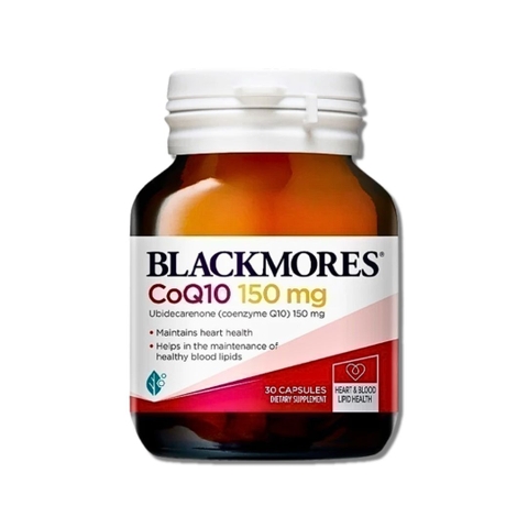 Viên Uống Blackmores CoQ10 150mg (Hỗ Trợ Sức Khỏe Tim Mạch & Năng Lượng)