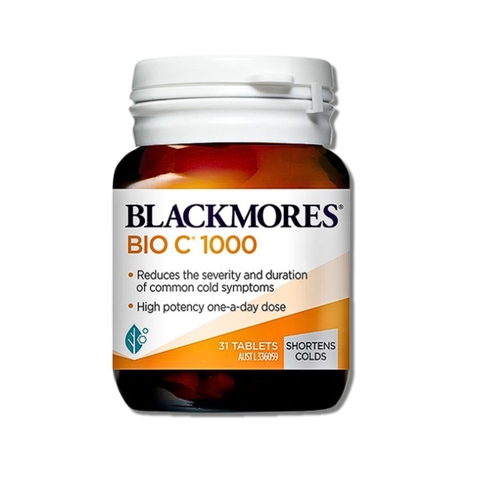 Viên Uống Bổ Sung Vitamin C Blackmores Bio C 1000mg (Hỗ Trợ Miễn Dịch, Dịu Nhẹ Dạ Dày)