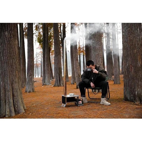 Bếp dã ngoại đa năng đun - nấu - sưởi ấm