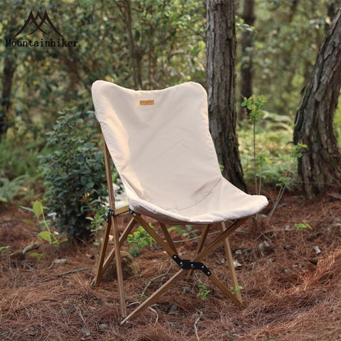 Ghế Dã Ngoại Vân Gỗ Xách Tay