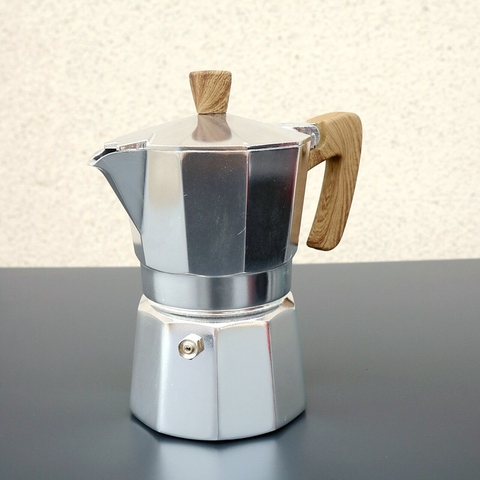 Bình Pha Cà Phê Dã Ngoại MOKA POT Silver