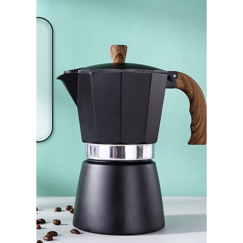 Bình Pha Cà Phê Dã Ngoại MOKA POT Black