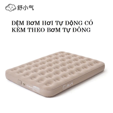 Đệm hơi tự bơm,Mountain,đơn đôi kèm bơm điện,dày 40cm, Nệm bơm hơi sử dụng bơm điện chính hãng Mountain, Nệm dã ngoại