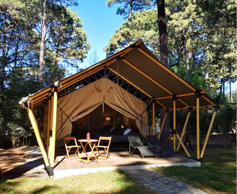 Outdoor Hotel Safari Tent - Wooden Frame Tent M-8