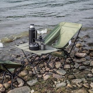 Ghế xếp có tựa lưng Portable Folding Moon Chair