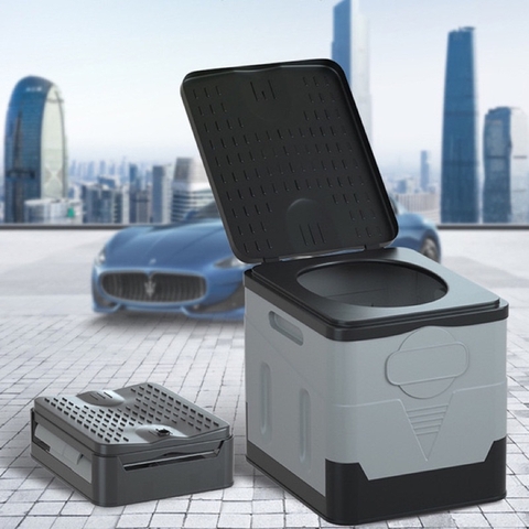 Toilet gấp gọn di động, Bồn cầu dã ngoại gấp gọn, Ghế đi vệ sinh xếp gọn, Bệ vệ sinh cắm trại