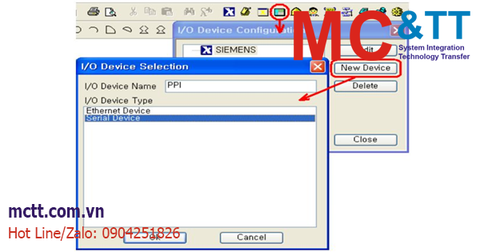 Truyền thông (RS-485) giữa Siemens S7-200 với màn hình cảm ứng HMI/ Xpanel CIMON