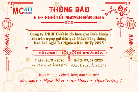 Thông báo: Lịch nghỉ tết nguyên đán 2025