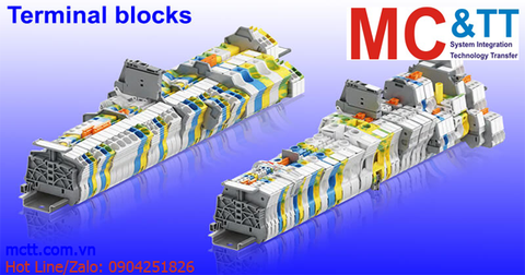 Cầu đấu nối dây điện – Terminal blocks – Domino