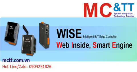 Giới thiệu bộ lập trình nhúng IoT (WISE IIoT Edge Controller) hãng ICP DAS