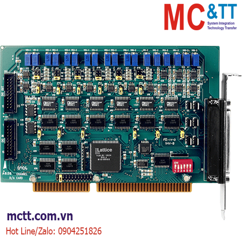 Card ISA 6 kênh AO 12 bit + 16 kênh DI/DO ICP DAS A-626/S CR