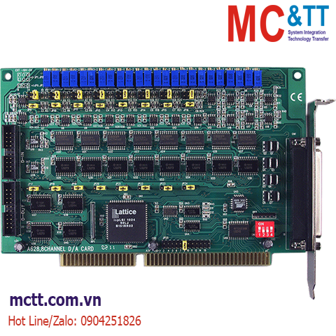 Card ISA 8 kênh AO 12 bit + 16 kênh DI/DO ICP DAS A-628/S CR