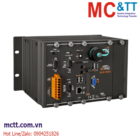 Bộ lập trình nhúng Linux PAC với CPU E3950 + 1 khe cắm module I/O ICP DAS ALX-9191 CR