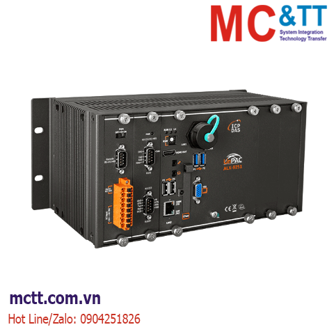Bộ lập trình nhúng Linux PAC với CPU i5-8365UE + 2 khe cắm module I/O ICP DAS ALX-9251 CR
