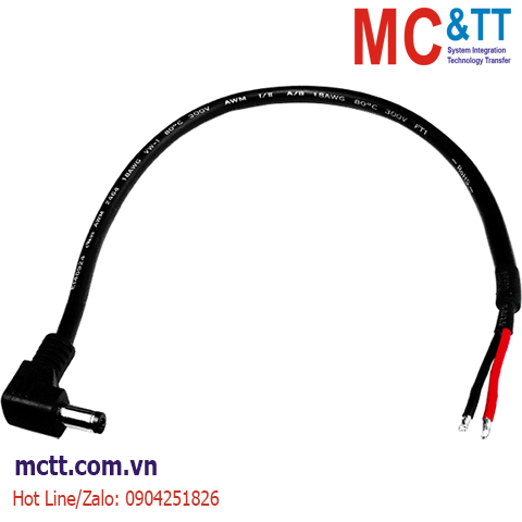 Dây nguồn DC 5.5mm x 2.1mm đầu đực 30cm ICP DAS CA-002-UL CR