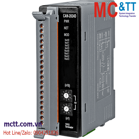 Module DeviceNet Slave 4 kênh AO ICP DAS CAN-2024D CR