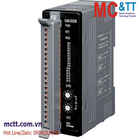 Module DeviceNet Slave 16 kênh DI ICP DAS CAN-2053D CR