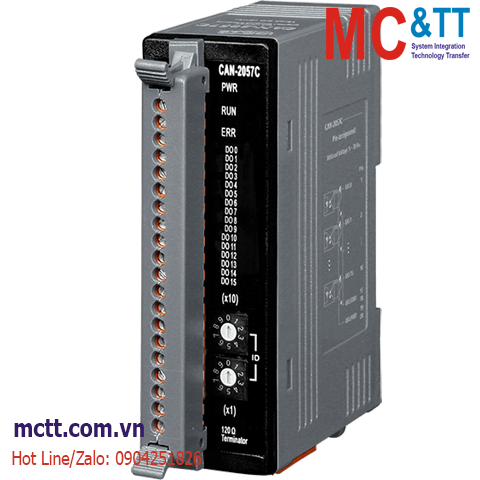 Module CANopen Slave 16 kênh DO ICP DAS CAN-2057C CR