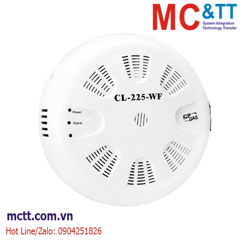 Module Data Logger đo độ bụi PM1/PM2.5/PM10 + đo NH3 + nhiệt độ + độ ẩm RS-485/Ethernet/Wi-Fi Modbus RTU/TCP & MQTT ICP DAS CL-225-WF CR