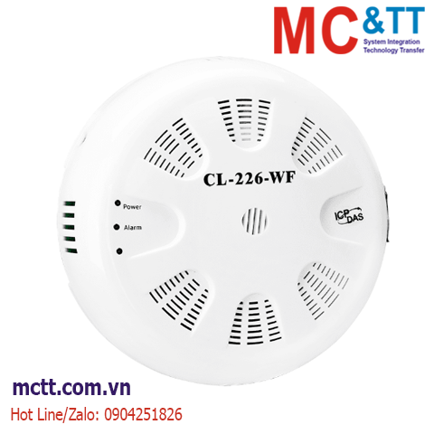 Module Data Logger đo độ bụi PM1/PM2.5/PM10 + đo H2S + nhiệt độ + độ ẩm RS-485/Ethernet/Wi-Fi Modbus RTU/TCP & MQTT ICP DAS CL-226-WF CR