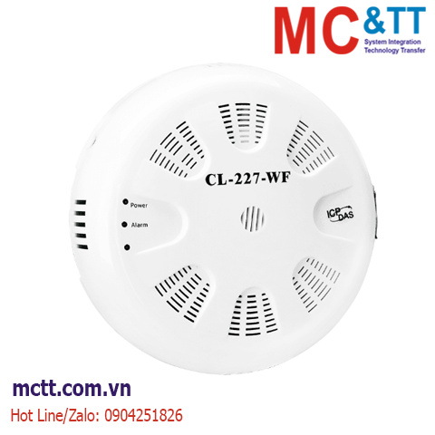 Module Data Logger đo độ bụi PM1/PM2.5/PM10 + đo HCHO + nhiệt độ + độ ẩm RS-485/Ethernet/Wi-Fi Modbus RTU/TCP & MQTT ICP DAS CL-227-WF CR