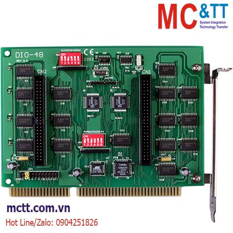 Card ISA 48 kênh vào/ra số DI/DO + 2 kênh Timer/Counter/Frequency ICP DAS DIO-48 CR