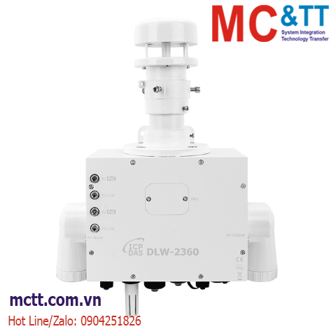 Trạm thời tiết Mini đo thông tin thời tiết - đo bụi mịn PM1/PM2.5/PM10 và chất lượng không khí (CO+CO2+NH3+O2+SO2) ICP DAS DLW-2360 CR