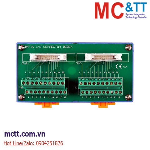 Bo mạch chuyển đổi 20-pin Header sang Screw Terminal Board ICP DAS DN-20 CR