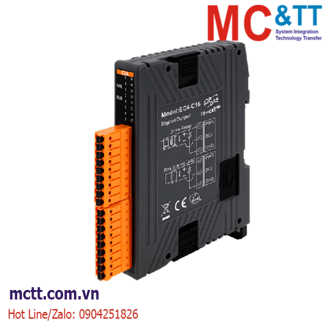 Module EtherCAT 16 kênh đầu ra kỹ thuật số DO ICP DAS EC4-C16 CR
