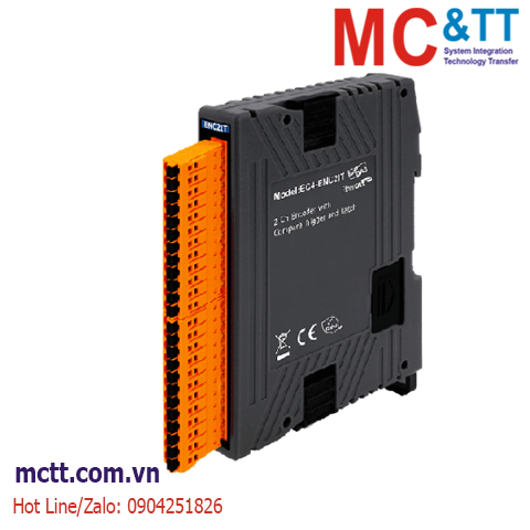 Module EtherCAT 2 kênh đầu vào Encode ICP DAS EC4-ENC2IT CR