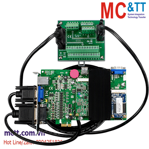 Card PCI Express EtherCAT Master 16-axis ICP DAS ECAT-M801-16AX/S CR