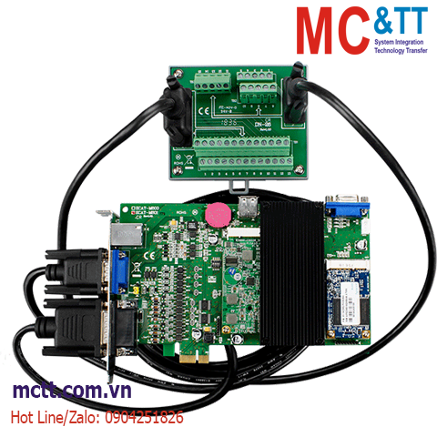 Card PCI Express EtherCAT Master 32-axis ICP DAS ECAT-M801-32AX/S CR