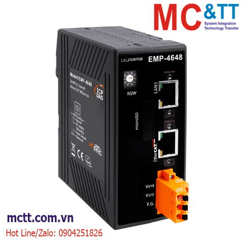 Bộ lập trình nhúng PAC Cortex-A53 CPU + Real-Time Linux ICP DAS EMP-4648 CR