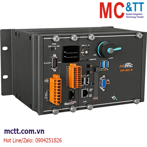 Bộ lập trình nhúng PAC EtherCAT Master i5-8365UE CPU + Windows 10 IoT ICP DAS EMP-9051-16 CR
