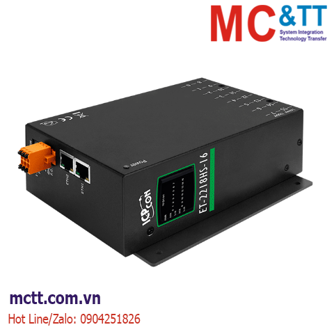 Module 2 cổng Ethernet Modbus TCP & MQTT 16 kênh Thermocouple ICP DAS ET-2218HS-16 CR