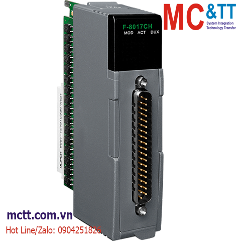 Module 8 kênh đầu vào tương tự giao diện HART Master ICP DAS F-8017CH CR