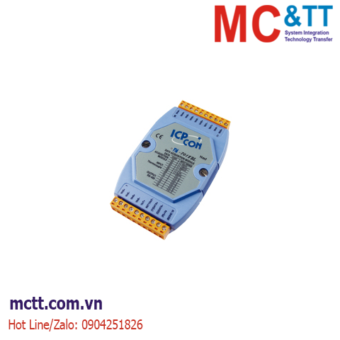 Module RS-485 DCON 8 kênh đầu vào cặp nhiệt ICP DAS I-7018BL CR