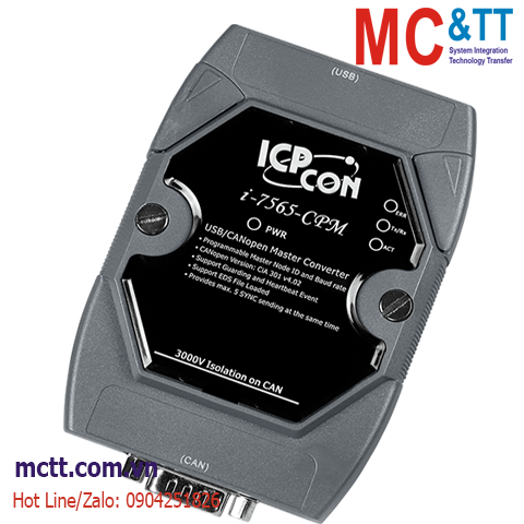 Bộ chuyển đổi USB sang CANopen Master ICP DAS I-7565-CPM-G CR