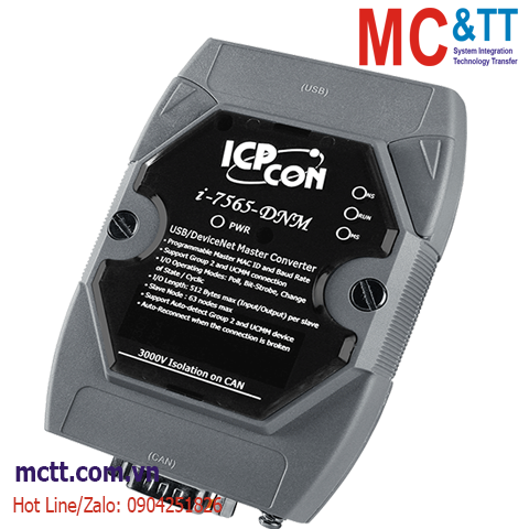 Bộ chuyển đổi USB sang DeviceNet Master ICP DAS I-7565-DNM-G CR