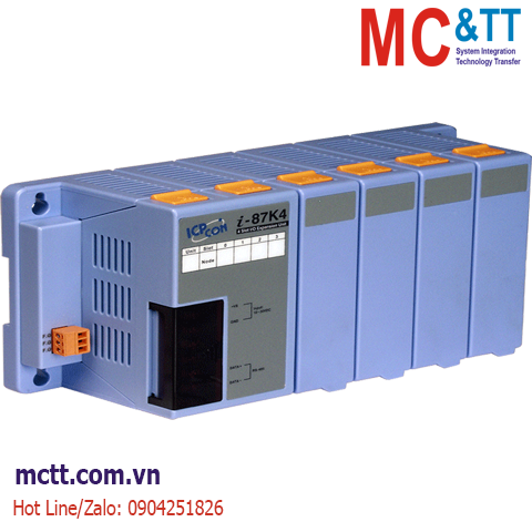 Module RS-485 DCON 4 khe cắm module I/O ICP DAS I-87K4 CR