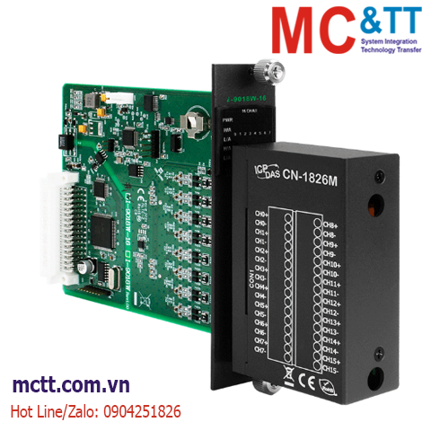 Module 16 kênh AI Thermocouple ICP DAS I-9018-16/S1 CR